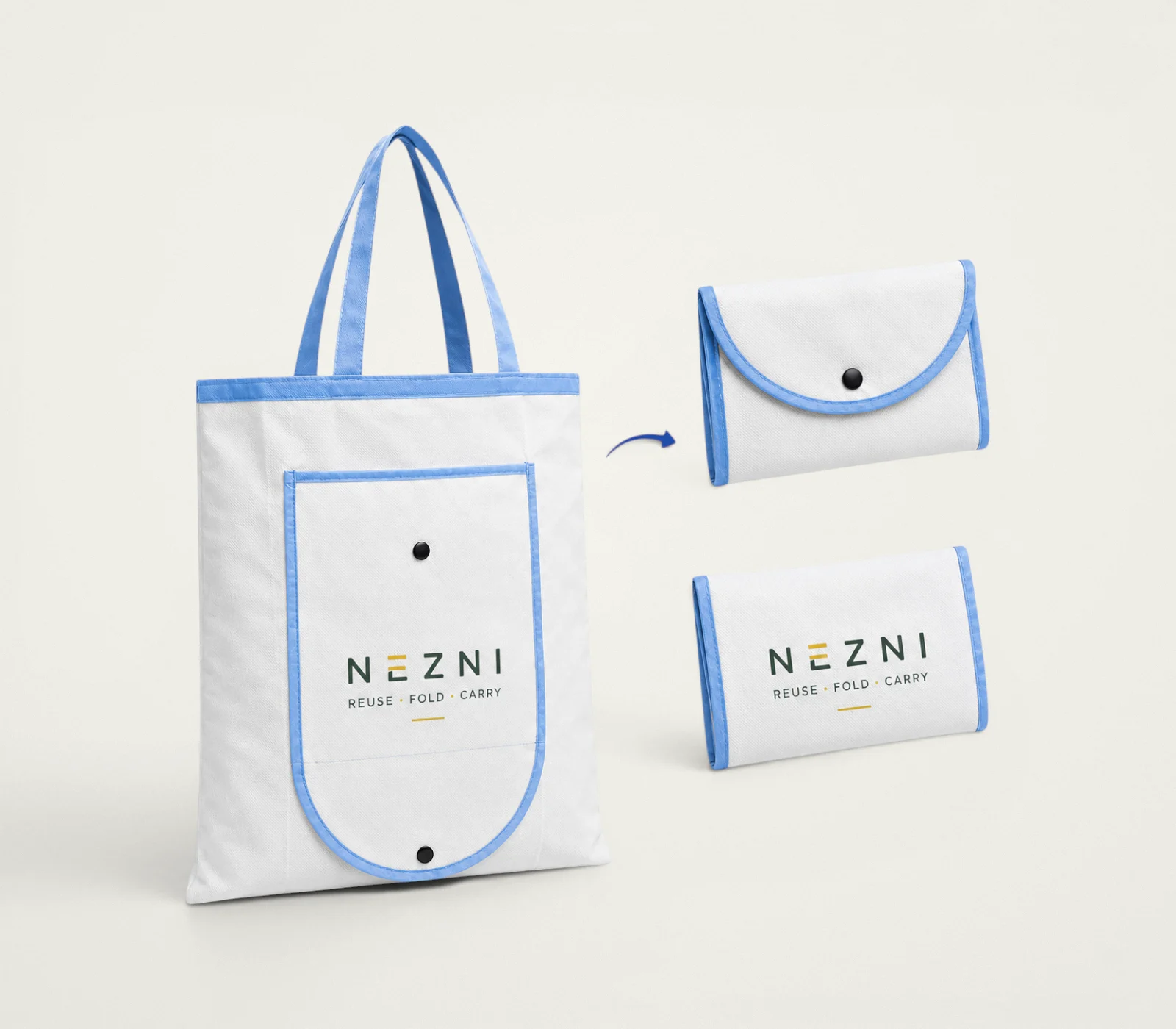 FLD-02 Katlanabilir Nonwoven Çanta