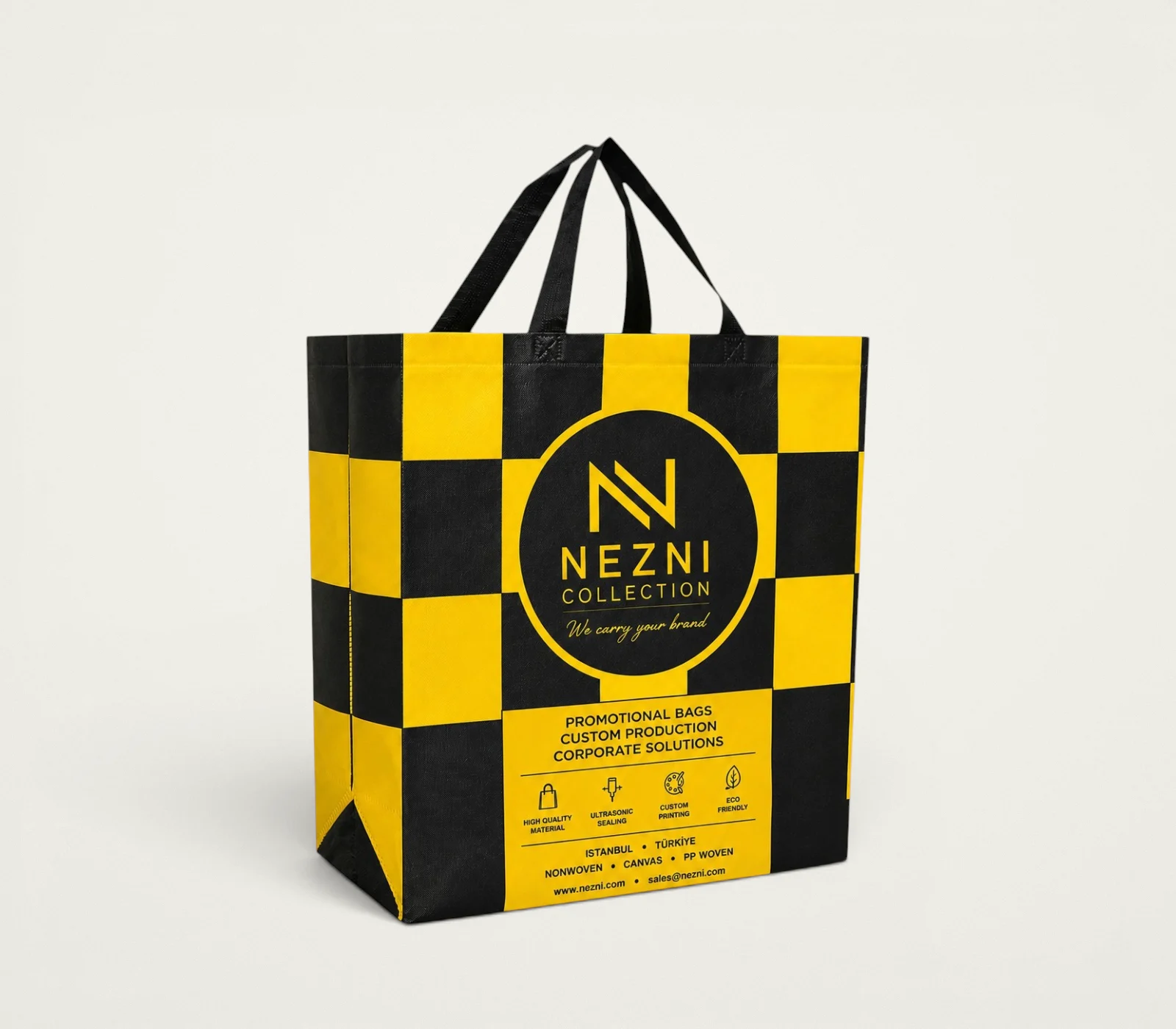 LUN-04 Lamineli Logo Baskılı Çanta