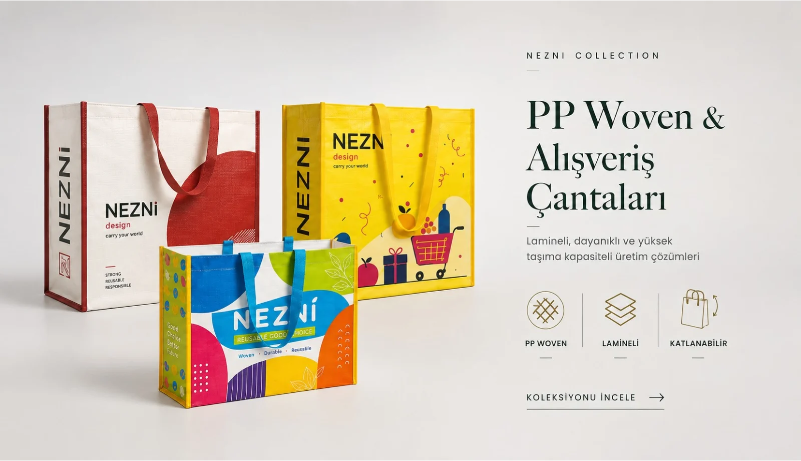 PP Woven ve Alışveriş Çantaları